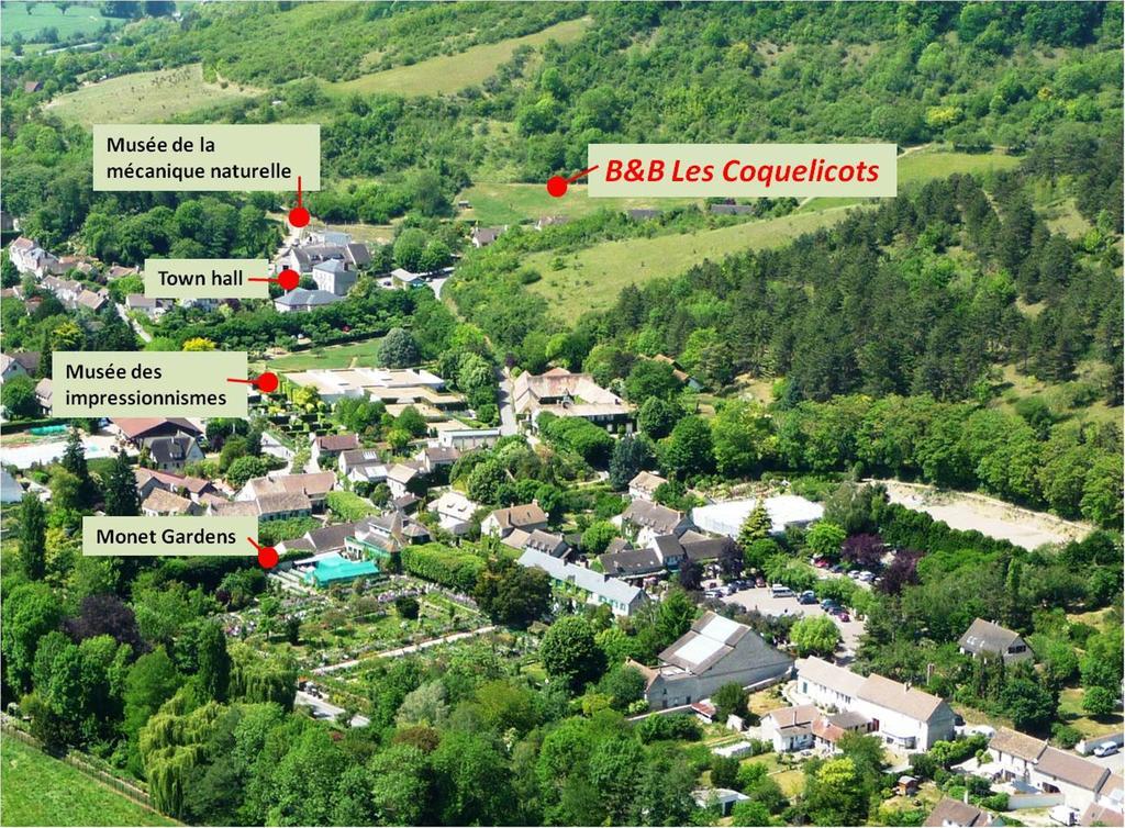 Maison D'Hotes Les Coquelicots Живерни Номер фото